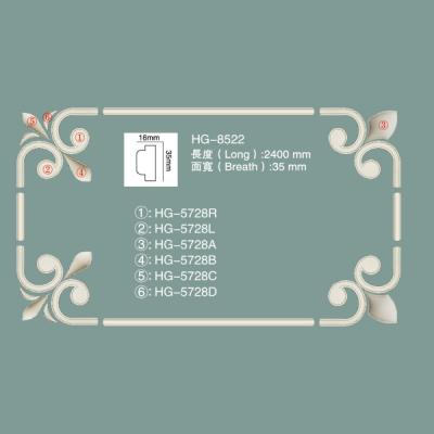 China Decorative PU Wall Moulding HG-5728 for sale