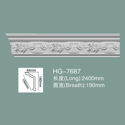 China Polyurethane Crown Moulding HG-7687 à venda