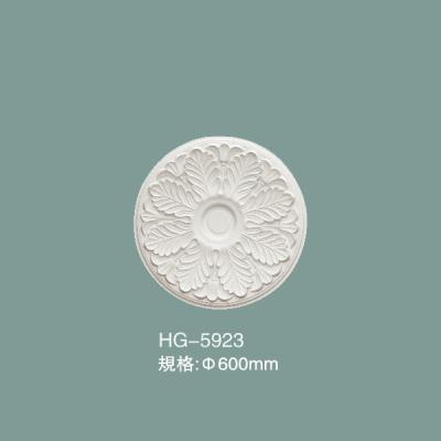 China Pu Ceiling Medallion PU Ceiling Tile HG-5923 for sale