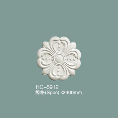 China Polyurethane Ceiling Medallion PU Ceiling Tile HG-5912 for sale