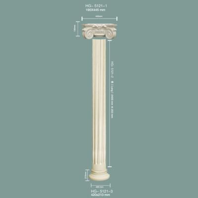 China PU Roman Column HG-5121 for sale