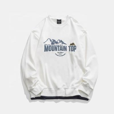 China PGW013#2022 New Autumn And Winter Mountain Letter Top Crew Neck Wrapping Loose Pullover Sweatshirt Women for sale