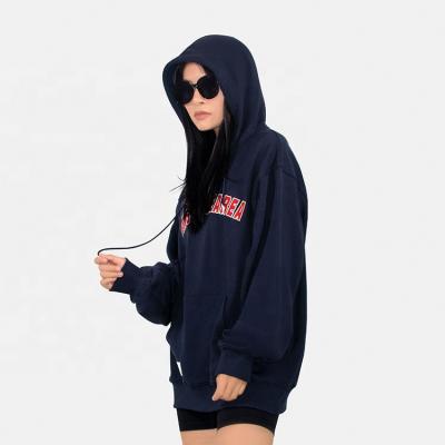 China new anti-wrinkle letter print autumn and winter letter print crew neck hoodie pullover sweatshirt women loose top coat PGW012#2022 for sale