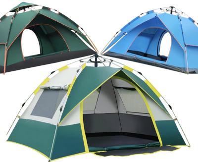 China Diagonal Tie Type 8615686 Custom 1-2 Person Waterproof Air Cooling Sunshade Pop Up Camping Tent With Mesh Window for sale