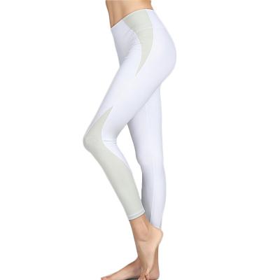 China 3014389 Custom Made INS Hot Sales Patchwork Fitness Yoga Leggings Breathable Elastic High-Waisted Pants for sale