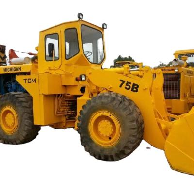 China BEAUTIFUL USED Hotels TCM 75B Hydraulic Wheel Loader TCM75B Wheel Loaders FOR SALE IN ASIA for sale