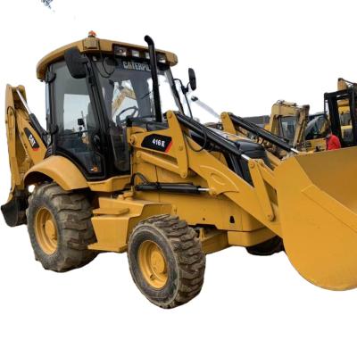 China Hotels Used Cat 416 e Backhoe Loader Used Backhoes Cat 416e 416f Loaders For for sale