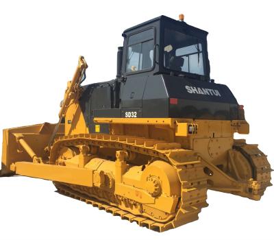 China Hotels Sell Original Import Brand China Shantui Bulldozer 320HP Crawler Track Bulldozer SD32 Excavator for sale