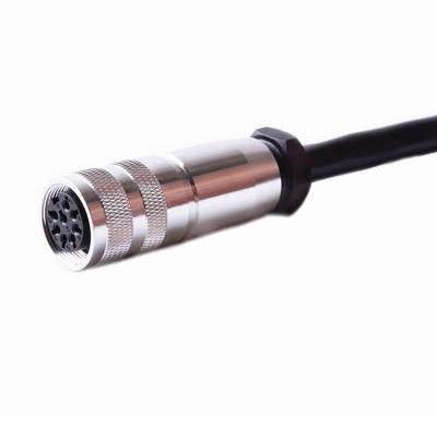 China ISGF CONNECTOR ISGF RET Control Cable Assembly With IP67 Din 8 Pin Connectors for sale