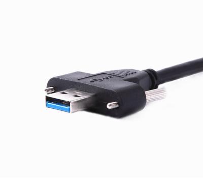 China Cable Mini Camera USB 3.0 A-Male With Screw Lock Cable 	 USB cable with locking screws for sale