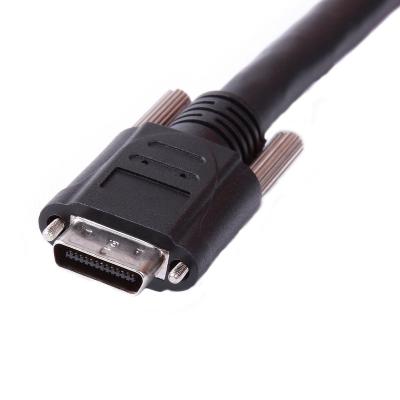 China SDR26 Mini Camera Cable Camera Link SDR Cable Molding Type With Security Screw-On For Industrial Camera for sale