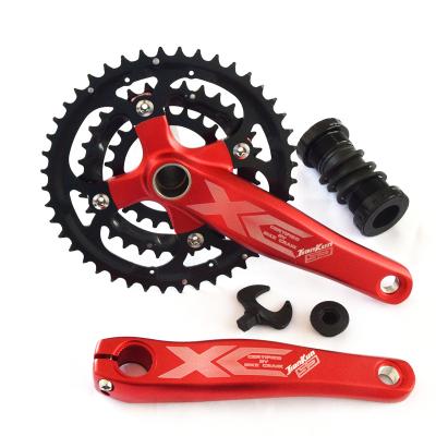 China High Quality BMX Jiankun Mtb Bike Square Hole Crank 170Mm Sprocket Wheel Competitive Bicycle 22/32/44T 8/9 Speed ​​Crankset for sale