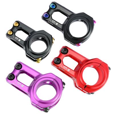 China Ultralight Aluminum Alloy MTB Stem Bar Clamp 31.8mm 35mm Length Alloy Bicycle Stem For All Mountain Freeride Dirt Jump for sale