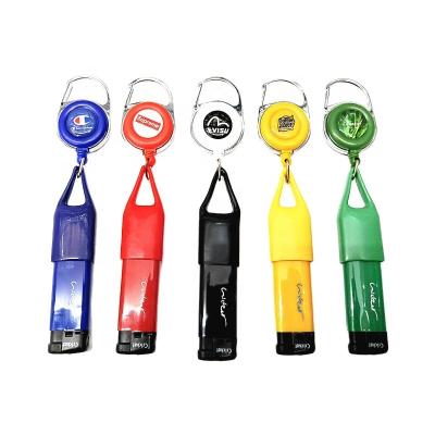 China Promotion Gifts Wholesale Cheap Custom Retractable Igniter Pull Reel Lead Chain Holder for sale