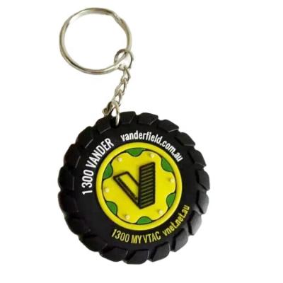 China fashion & popular cheap custom LOGO design gifts promotion plastic rubber key chain for sale