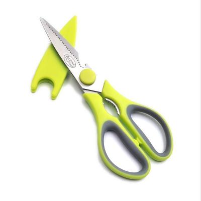 China Durable Sleek Stainless Steel TPRpp Power Kitchen Basics Shearing Machine Scissors for sale