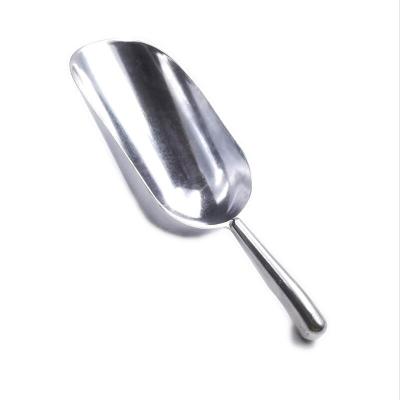 China Sustainable Hot Silver Aluminum Cozy Handle Metal Product Diversity Food Grade For Ice Cream Scoop for sale