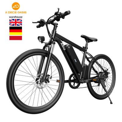 China Folding bike A26 aluminum alloy EU warehouse A26 mid drive bike mountain electric hybrid electric bicycle door to door ADO ebike road city e bike for sale