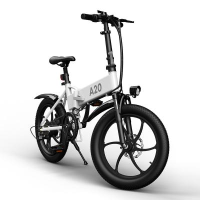 China ADO A20 Aluminum Alloy Folding Fat Bike Fat Bike City Mountain Road Hybrid Electric Bike Dirt Bike Electric e-Bike Electric Bikes for sale