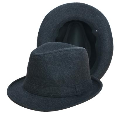 China High Quality Men's Woolen Top Hat Winter Warm Cap Jazz Hat Gentleman's Outdoor British Dad Hat and Hat for sale