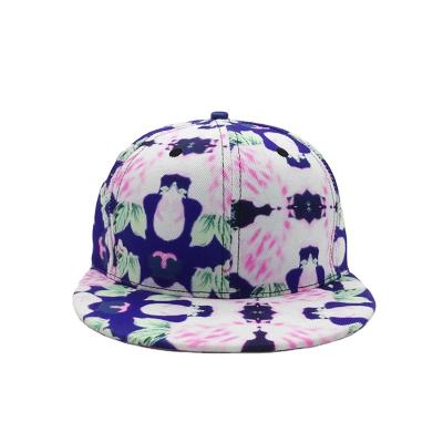 China New Fashion JOINT Heat Transfer Printing Custom Floral Snapback Hat for sale