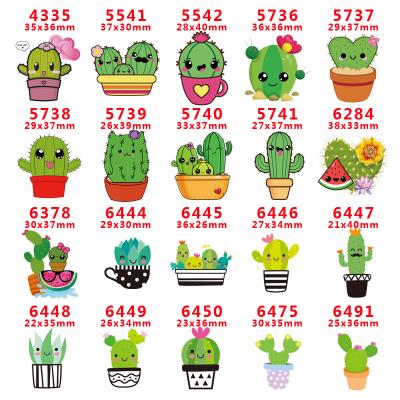 China Europe Flatback Summer Fruit Cartoon Planar Acrylic Floral Resin Cactus Craft DIY Resin Flat Back Resin for sale