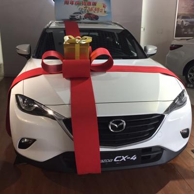 China Huge Huge Red Car Christmas Gifts Recyled Birthday Ribbon Bow Red Giant Car Bow On Sale Car for sale