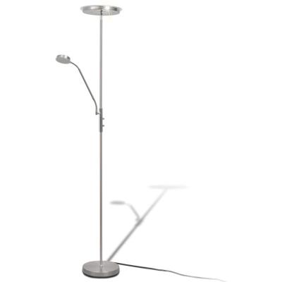 China German Classic Modern Metal Nickel Glass LED Mother Son New ERP EMC Test standard Floor Lamp Te koop