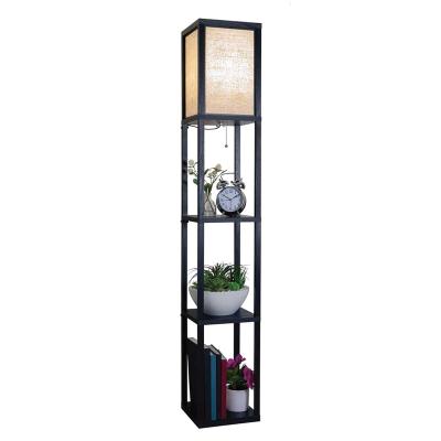 中国 TIANHUA BRAND Luxury Nordic Modern Wooden Shelf Floor Lamp for Home Decoration 販売のため