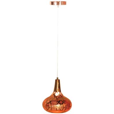 Cina New Modern Copper Color Pendent Lamp Living Room Lighting Restaurant Luxury Design Ceiling Lamp in vendita