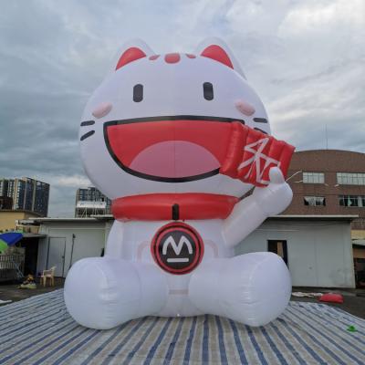 China Adverstising giant maneki neko inflatable cat maneki lucky neko for opening ceremony for sale