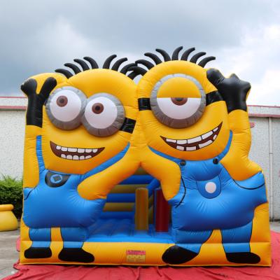 China Inflatable Rentals Minion Home /Commercial Bouncer PVC Minion PVC Minion Slide For Sale for sale