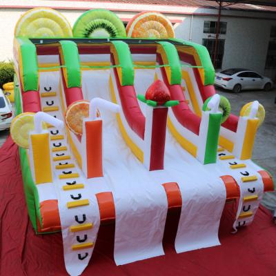 China Large Inflatable PVC Pool Inflatables Water Pool Swimming With Inflatable Slide for sale