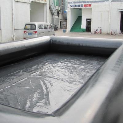 China inflatable black swimming outdoor water pool customized by 0.6mm or 0.9mm PVC tarpaulin for sale