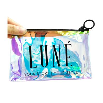 China Package Ladies Jelly Bag Custom Pvc Cosmetic Transparent Bag Portable Compact Pouch Cosmetic Bag for sale