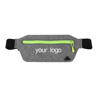 China Custom Stylish Running Waterproof Logo Fanny Pack Belt Sport Phone Waist Bag Water Proof for sale