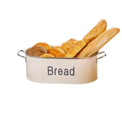 China Factory Sustainable Supply Style Easy Cleaning Modern Classics Home Bamboo Covered Bread Box For Bread Bin for sale