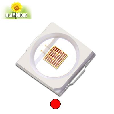 China Led grow lights factory/printing machine/etc SMD 3030 Sanan LED Chips Red 660nm 680nm 730nm sales. for medicinal plants for sale