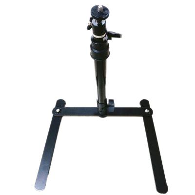 China PORTABLE Aluminum Lightweight Adjustable Online Video Recording Floor Tablet Top Phone Mount Overhead Tripod for sale