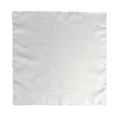 China Loose Simple White Twill Silk Bandana Ladies Blank Square Blanket Head Scarves à venda