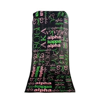 China Long High Quality Custom Design Logo Print Square Silk Habotai Scarves For Gift for sale