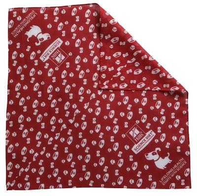 China Wholesale Skin Friendly Custom Printed Soft Cotton Dog Bandanas for sale