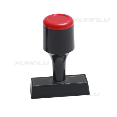 China Desktop Polymer Rubber Stamp Photopolymer Gel Resin Stamps Nylon Plastic Handle Mount Case for sale