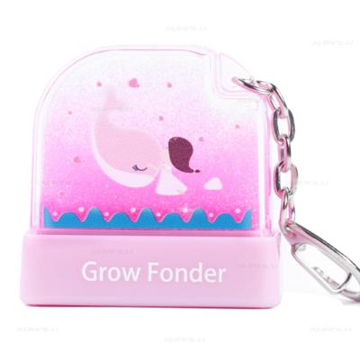 China Children's toy key chain water clothing stamp floating children name nimi textile fabric snap stamps for sale