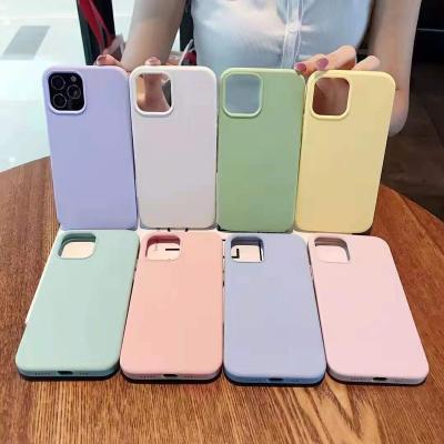 China Weview Shockproof High Quality Real Liquid Silicon Mobile Phone Cases For iphone 13 14 pro max for sale