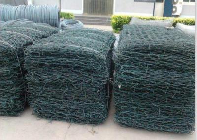 China PVC coated 4.0mm 120X150mm Gabion Box Retaining Wall for sale