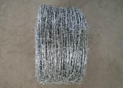 Chine le fil d'acier 12x14# à faible teneur en carbone galvanied le barbelé pour la pelouse, chemins de fer, autoroutes urbaines à vendre