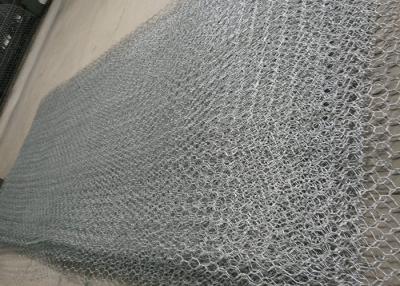 China 80 X 100mm 2.40mm Gabion Wall Wire Mesh For Channel Revetment for sale