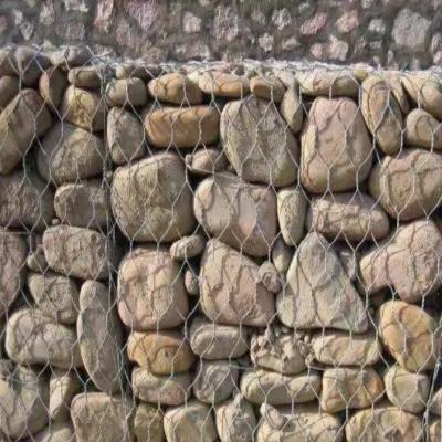 Chine fil 2.5mm hexagonal Mesh Low Carbon de 80x100mm Gabion à vendre