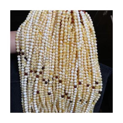 China Wholesale Simple And Generous Natural Russian Amber Spherical Shape Muslim Rosary Prayer Beads for sale